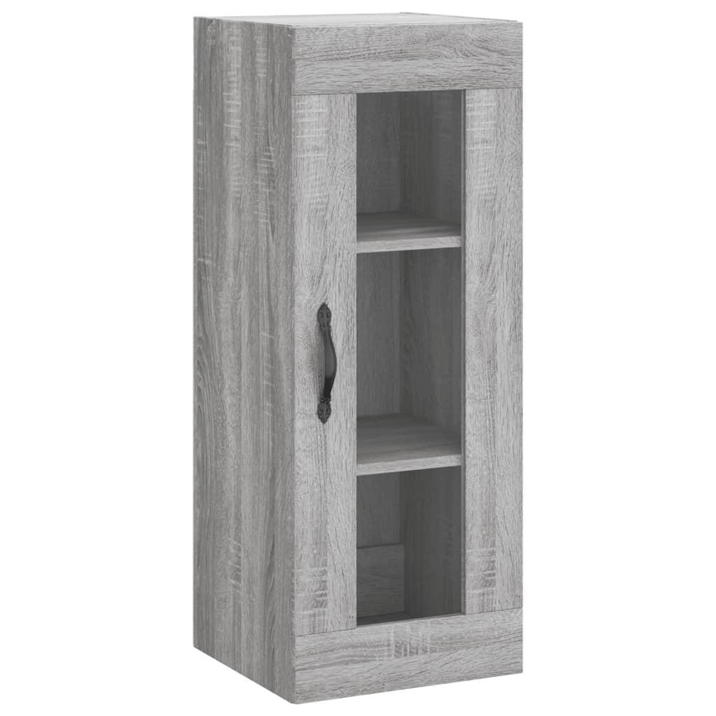 Wall Mounted Cabinet Grey Sonoma 34.5x34x90 cm