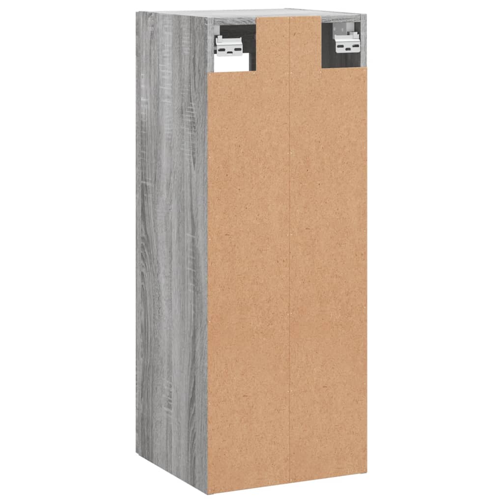 Wall Mounted Cabinet Grey Sonoma 34.5x34x90 cm