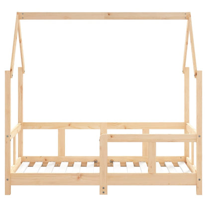 Kids Bed Frame 70x140 cm Solid Wood Pine