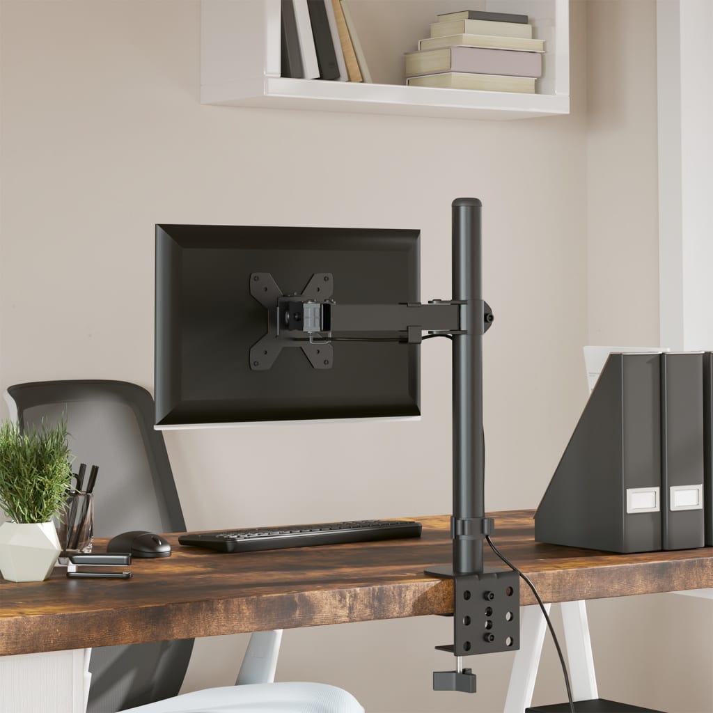 Monitor Mount Black Steel VESA 75/100 mm