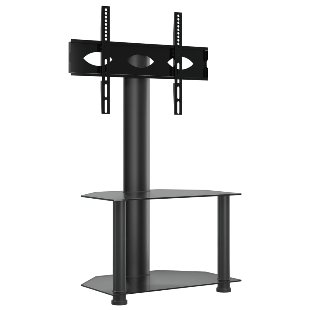 Corner TV Stand 2-Tiers for 32-70 Inch Black