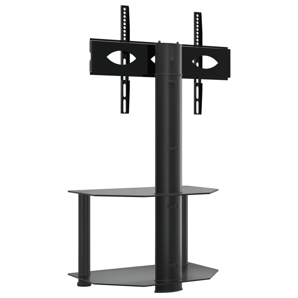 Corner TV Stand 2-Tiers for 32-70 Inch Black