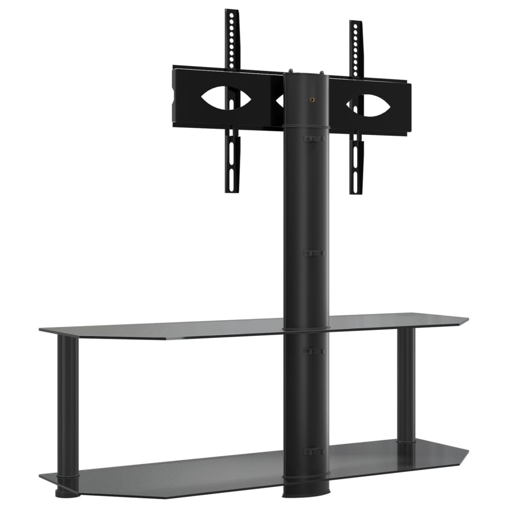 Corner TV Stand 2-Tiers for 32-70 Inch Black