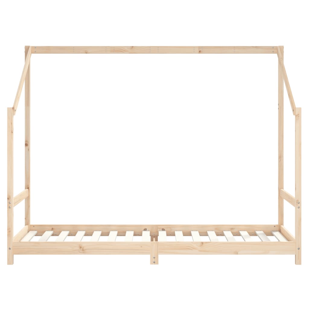 Kids Bed Frame 2x(80x200) cm Solid Wood Pine