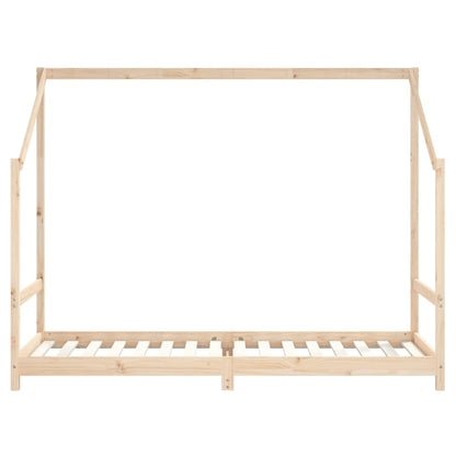 Kids Bed Frame 2x(90x200) cm Solid Wood Pine