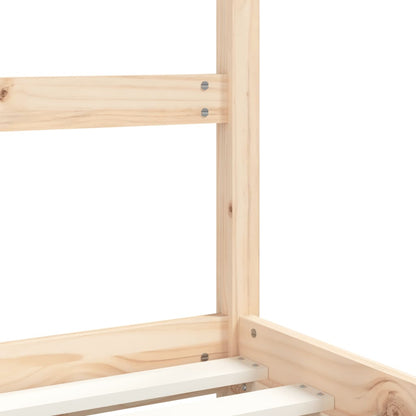 Kids Bed Frame 2x(90x200) cm Solid Wood Pine