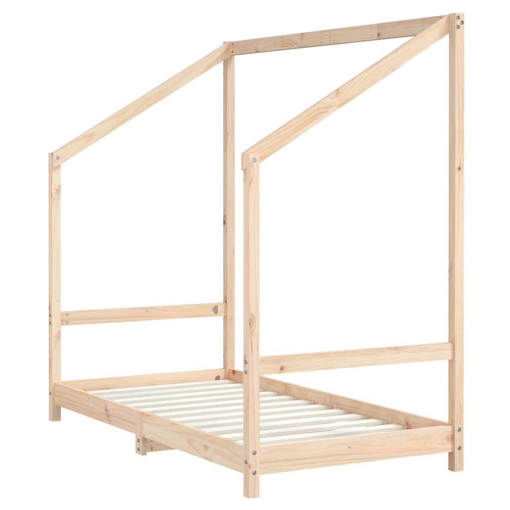 Kids Bed Frame 2x(80x160) cm Solid Wood Pine