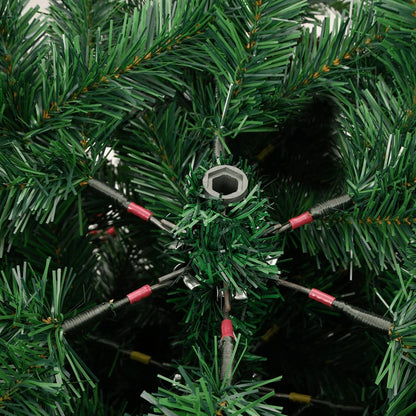 Artificial Hinged Christmas Tree with Cones and Berries 240 cm