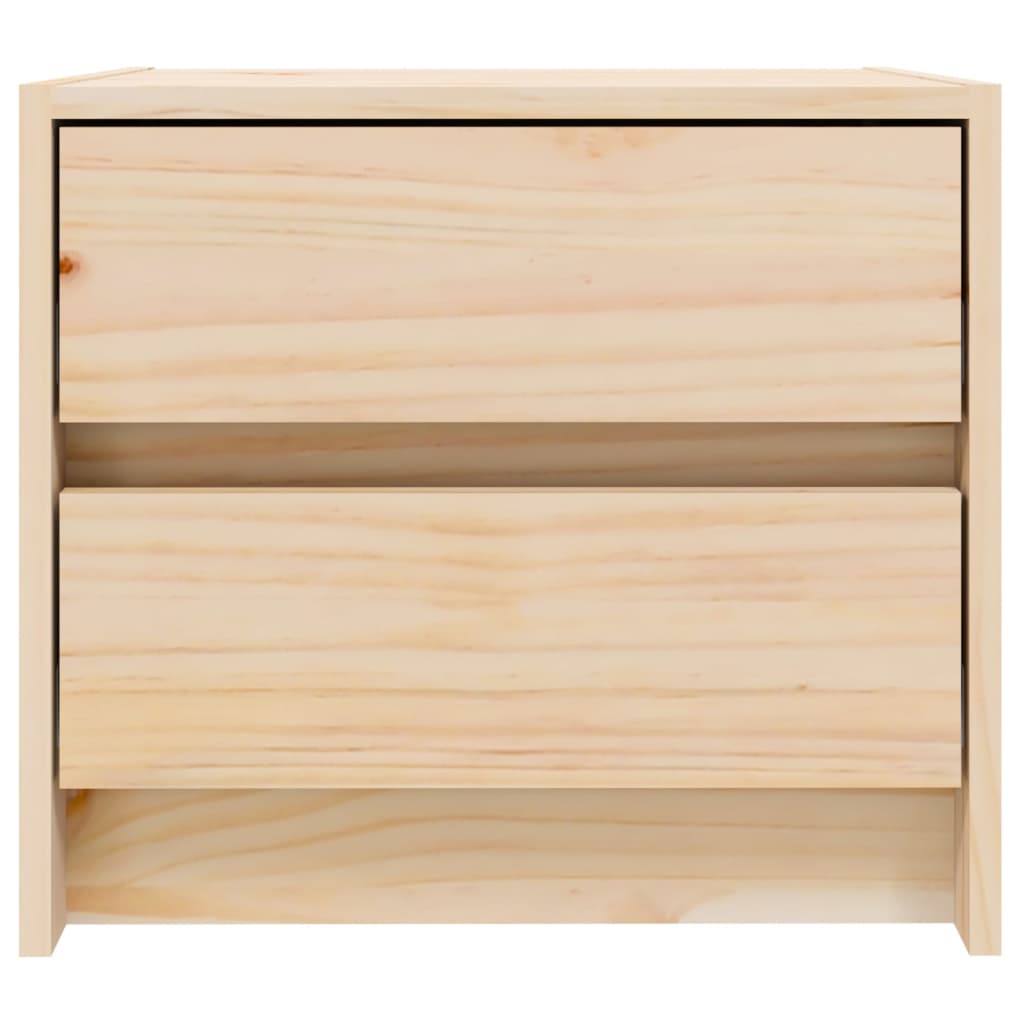 Bedside Cabinets 2 pcs 40x31x35.5 cm Solid Wood Pine