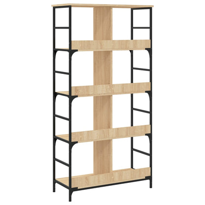 Bookshelf Sonoma Oak 78.5x33x153 cm Engineered Wood