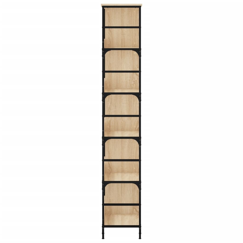 Bookshelf Sonoma Oak 78.5x33x188.5 cm Engineered Wood