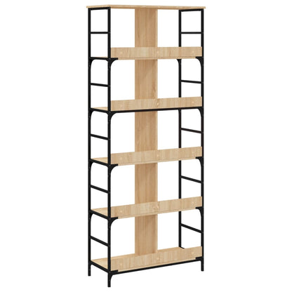 Bookshelf Sonoma Oak 78.5x33x188.5 cm Engineered Wood