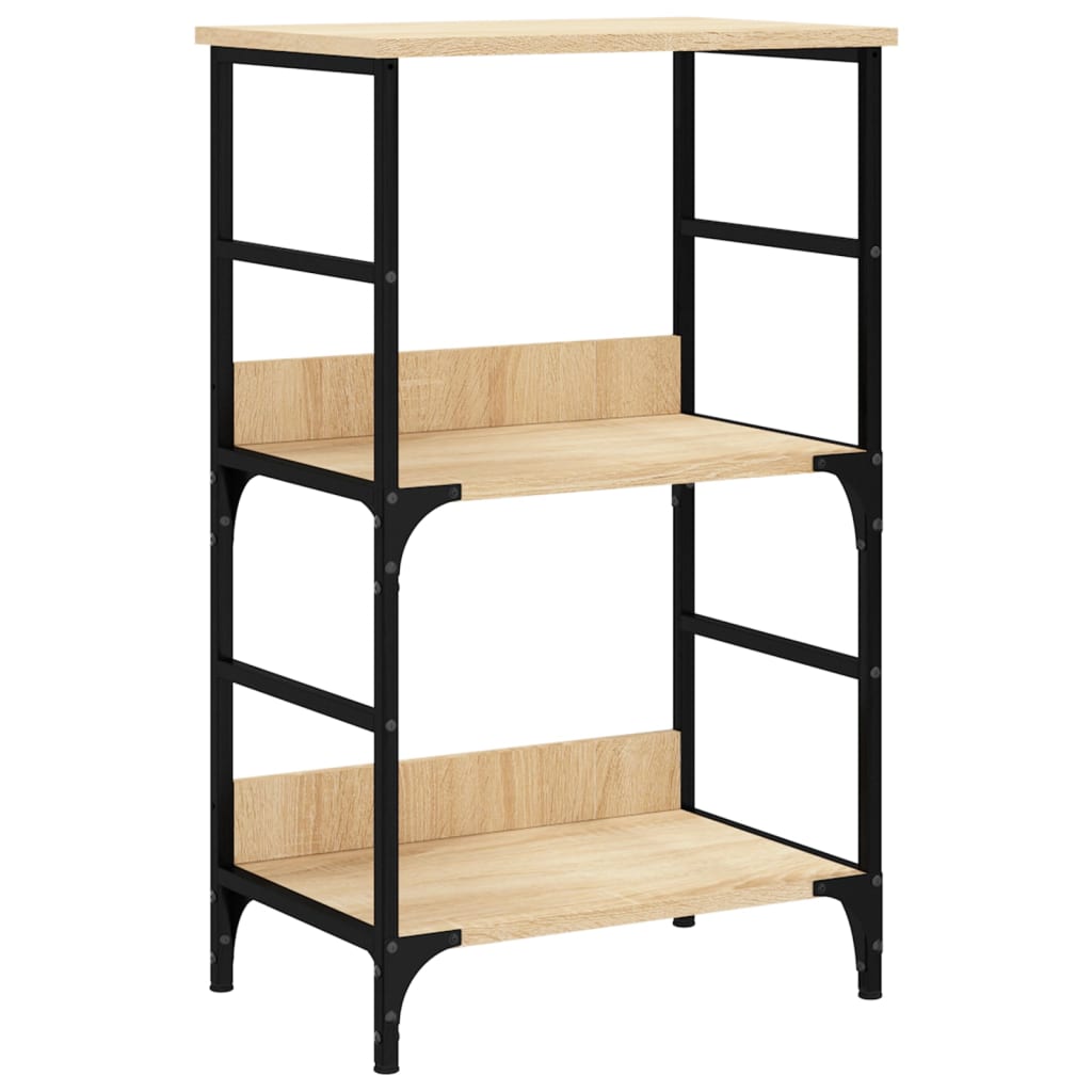 Bookshelf Sonoma Oak 50x33x82 cm Engineered Wood