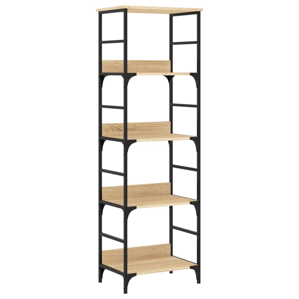 Bookshelf Sonoma Oak 50x33x153 cm Engineered Wood