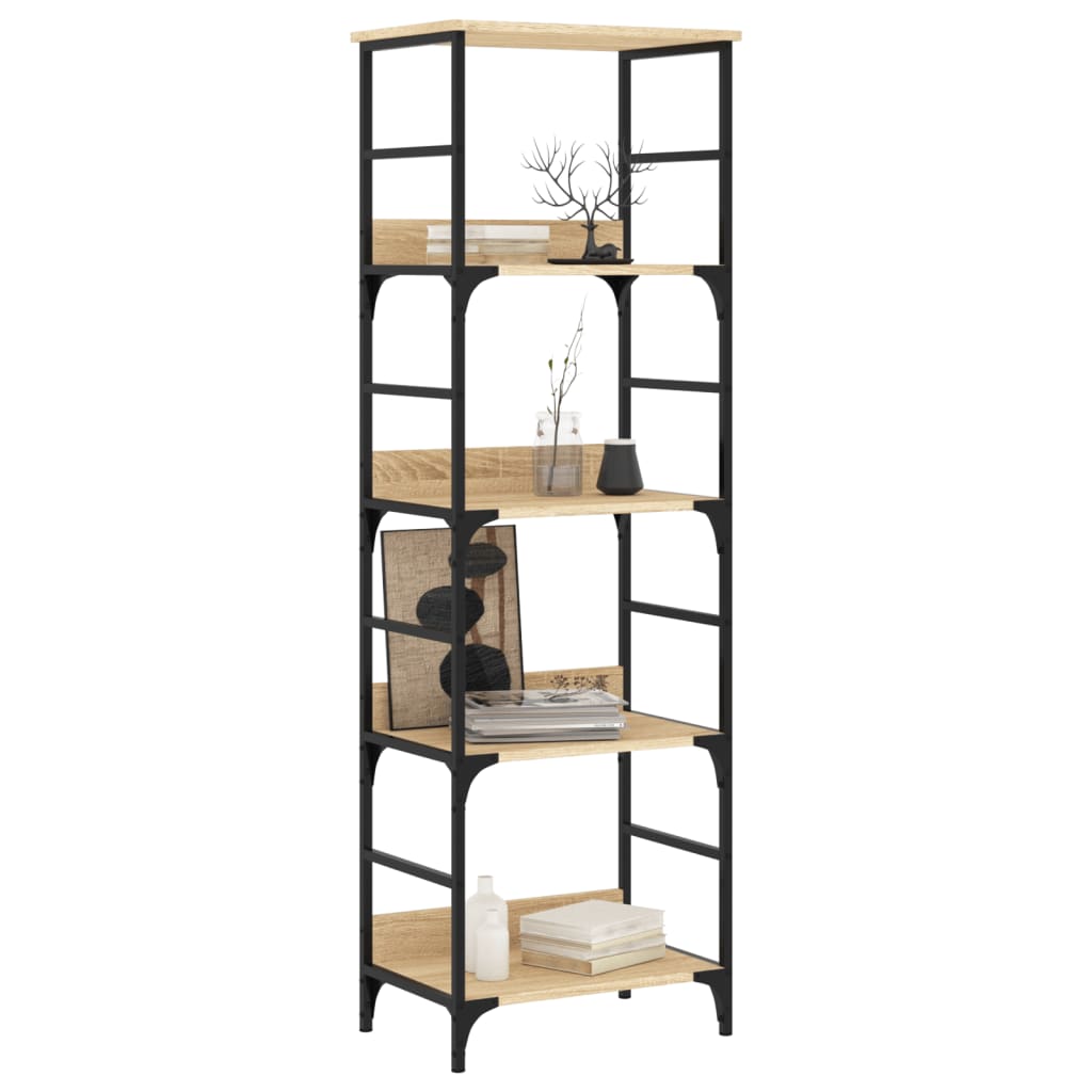 Bookshelf Sonoma Oak 50x33x153 cm Engineered Wood