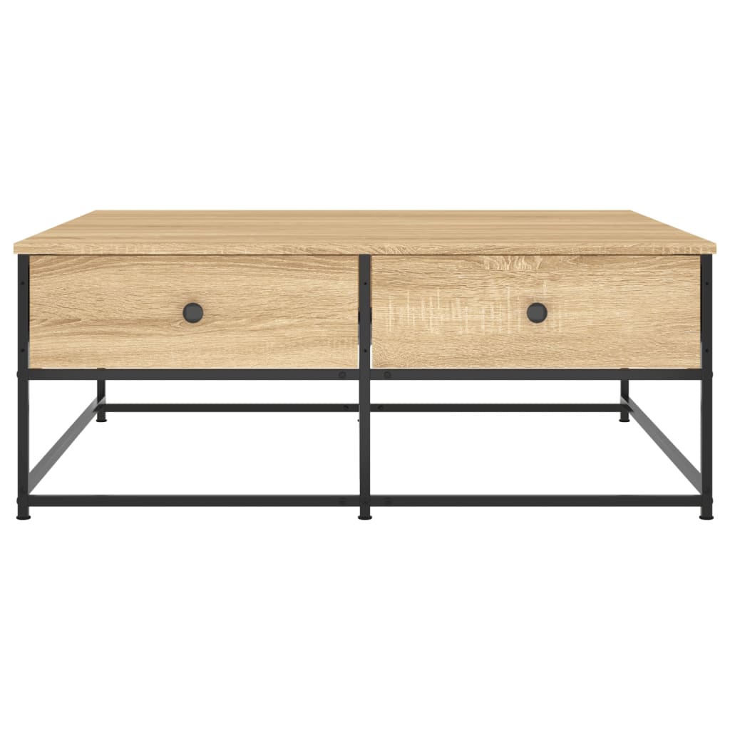 Coffee Table Sonoma Oak 100x99x40 cm Engineered Wood