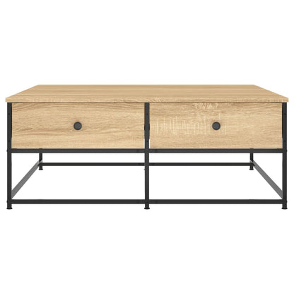 Coffee Table Sonoma Oak 100x99x40 cm Engineered Wood