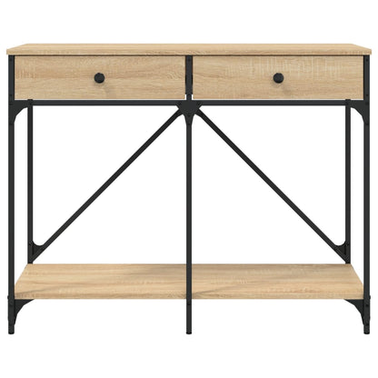 Console Table Sonoma Oak 100x39x78.5 cm Engineered Wood