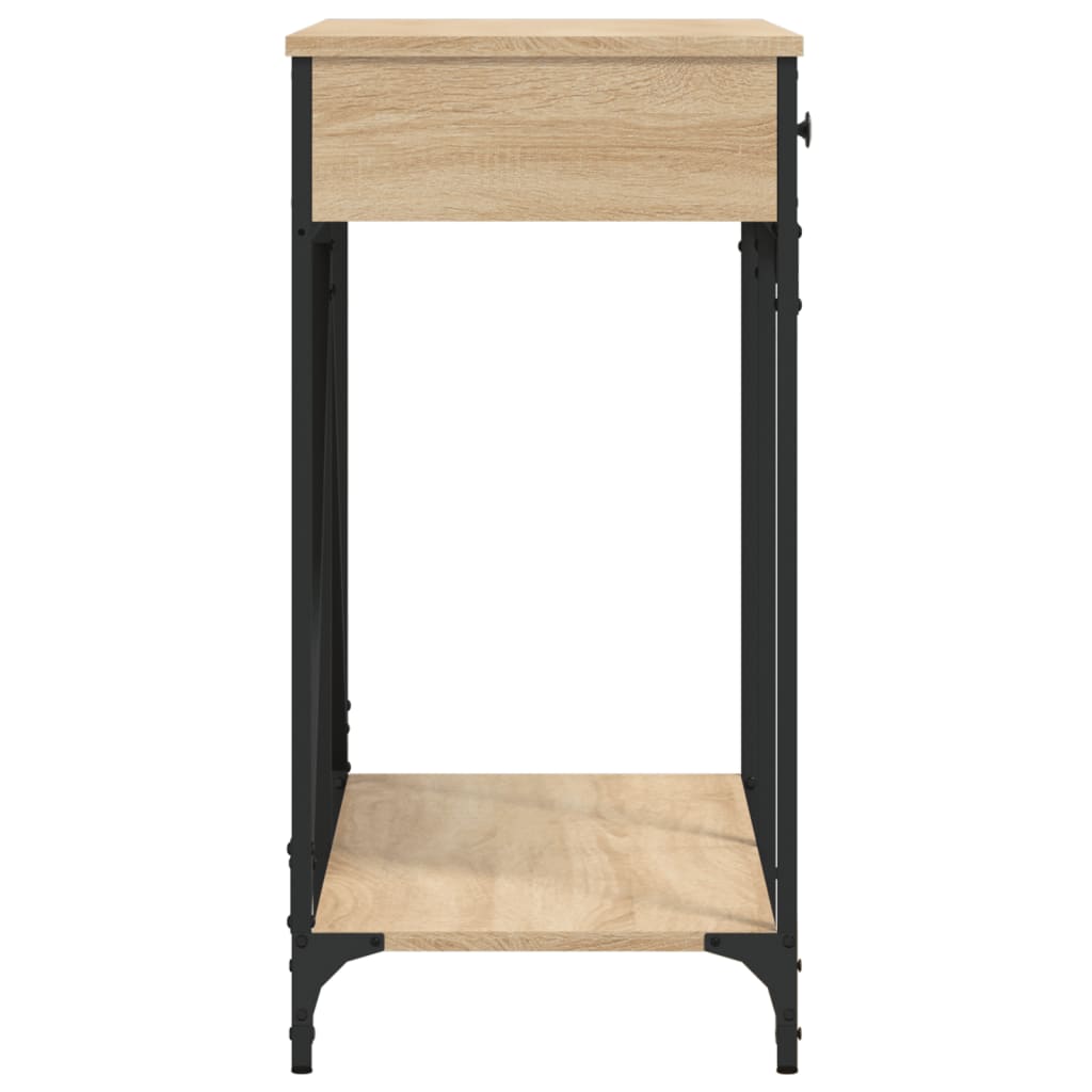 Console Table Sonoma Oak 100x39x78.5 cm Engineered Wood