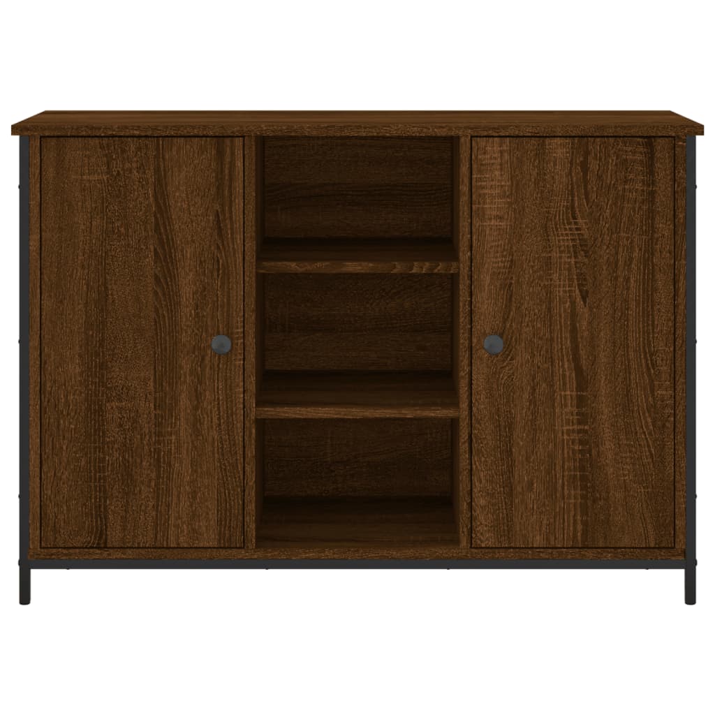 Sideboard Brown Oak 100x35x70 cm Engineered Wood