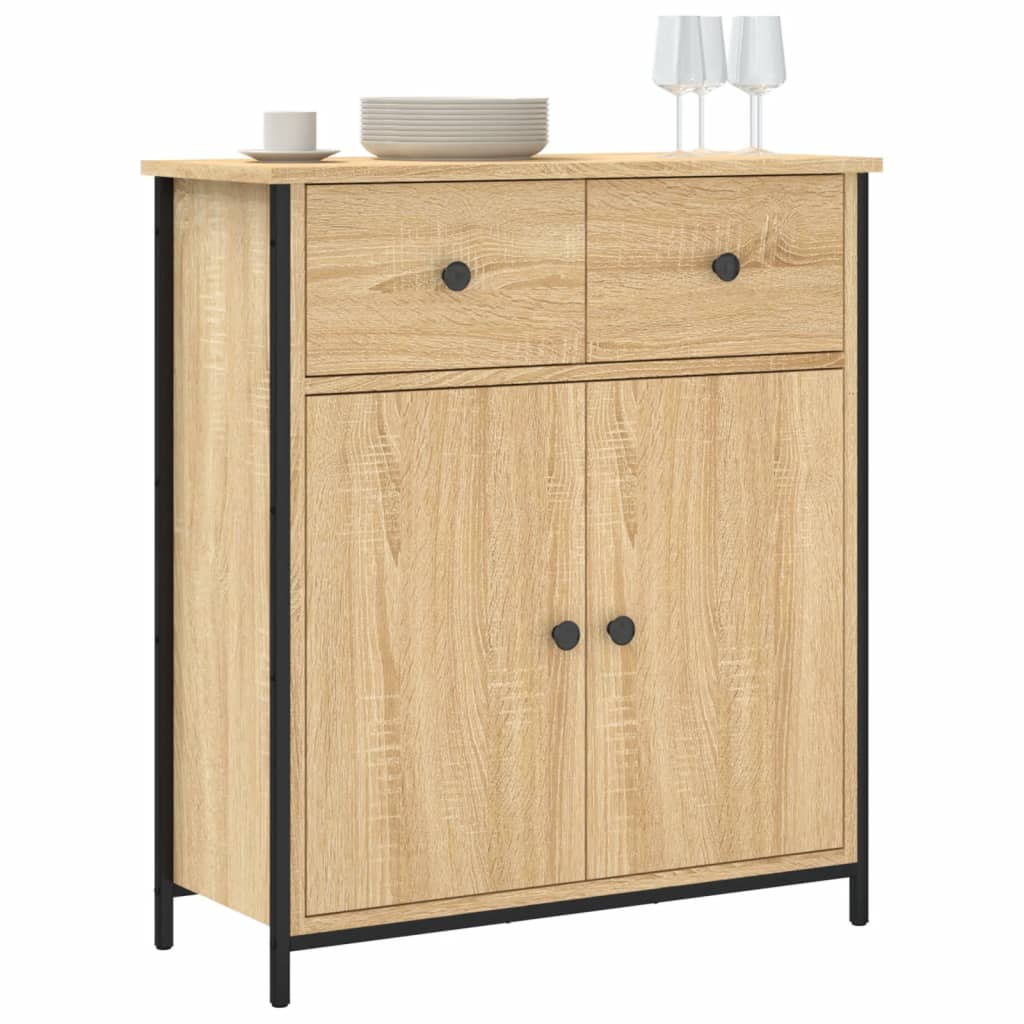 Sideboard Sonoma Oak 70x30x80 cm Engineered Wood