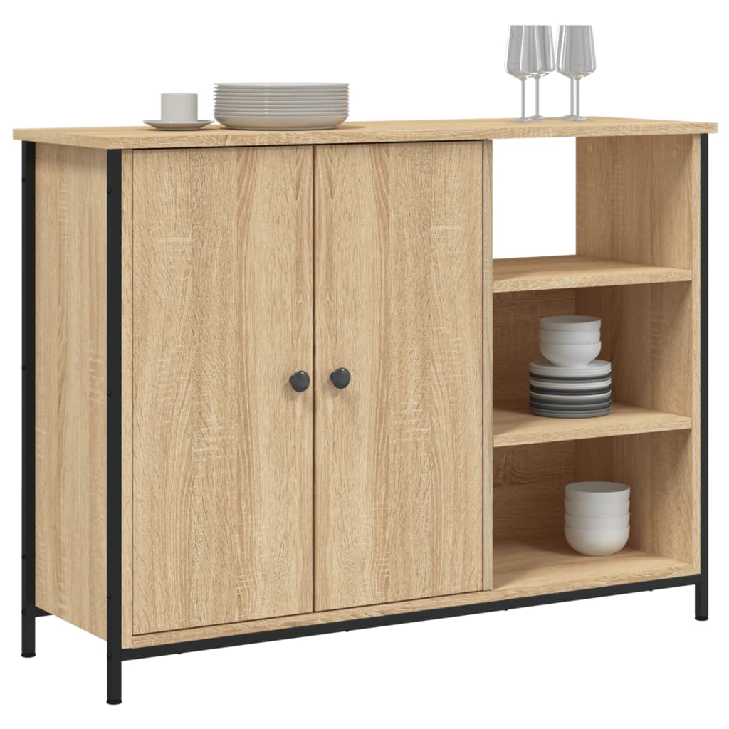 Sideboard Sonoma Oak 100x33x75 cm Engineered Wood