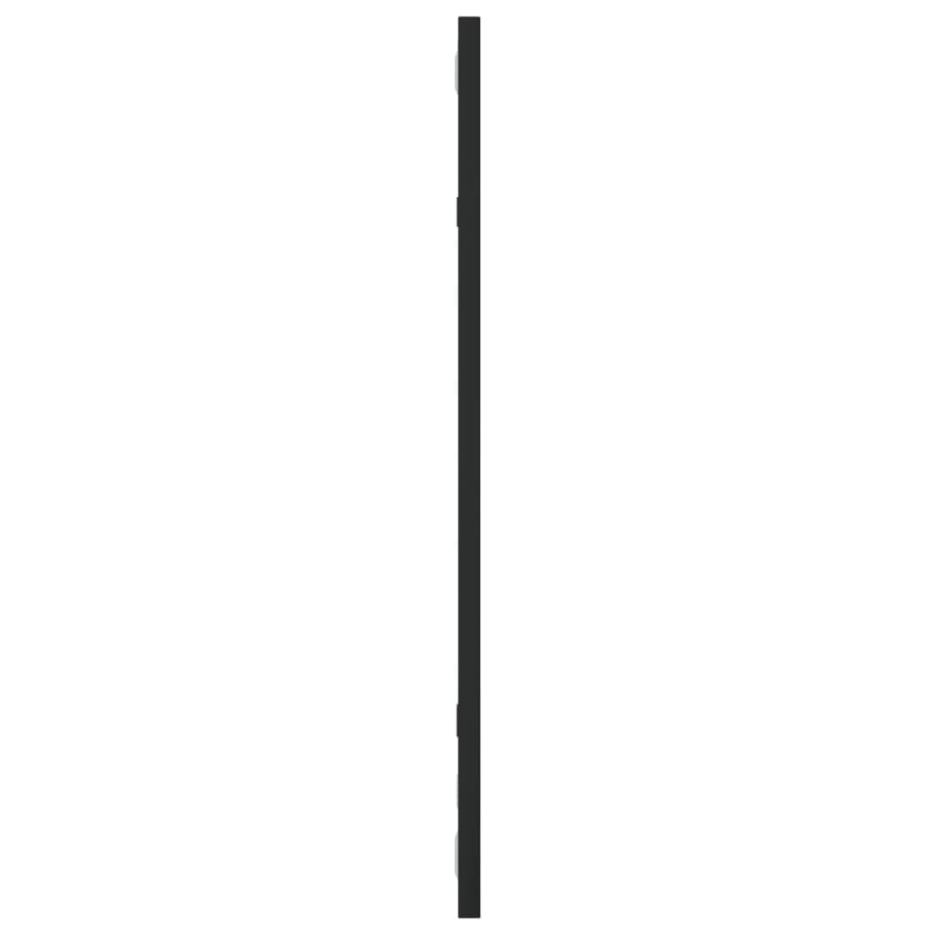 Wall Mirror Black 30x60 cm Rectangle Iron