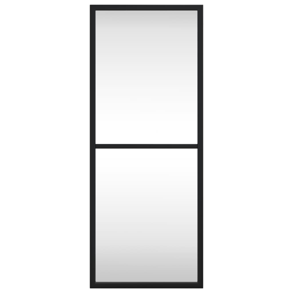 Wall Mirror Black 20x50 cm Rectangle Iron