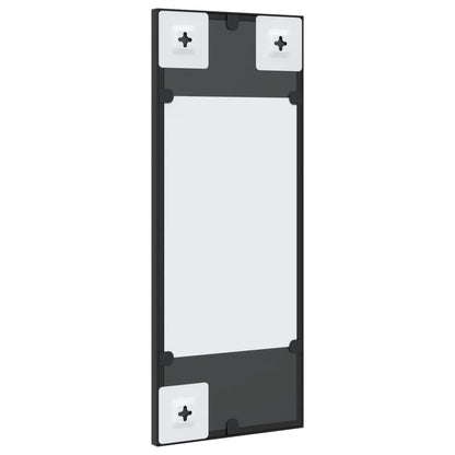 Wall Mirror Black 20x50 cm Rectangle Iron