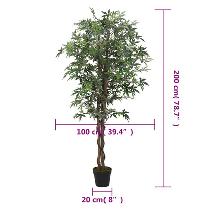 Artificial Maple Tree 756 Leaves 200 cm Green