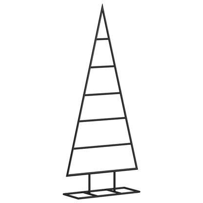 Metal Christmas Tree for Decoration Black 90 cm