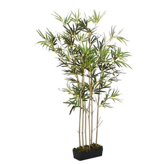 Artificial Bamboo Tree 552 Leaves 120 cm Green