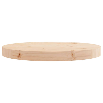 Table Top Round Ø40x3 cm Solid Wood Pine