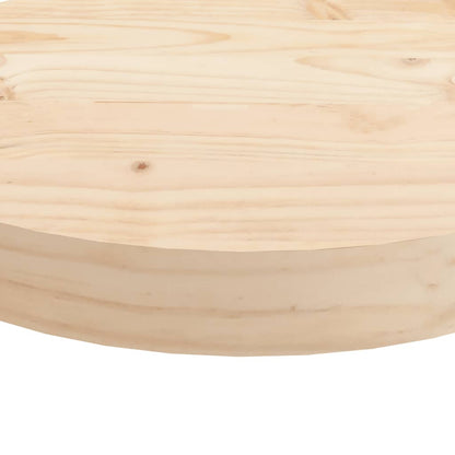 Table Top Round Ø40x3 cm Solid Wood Pine