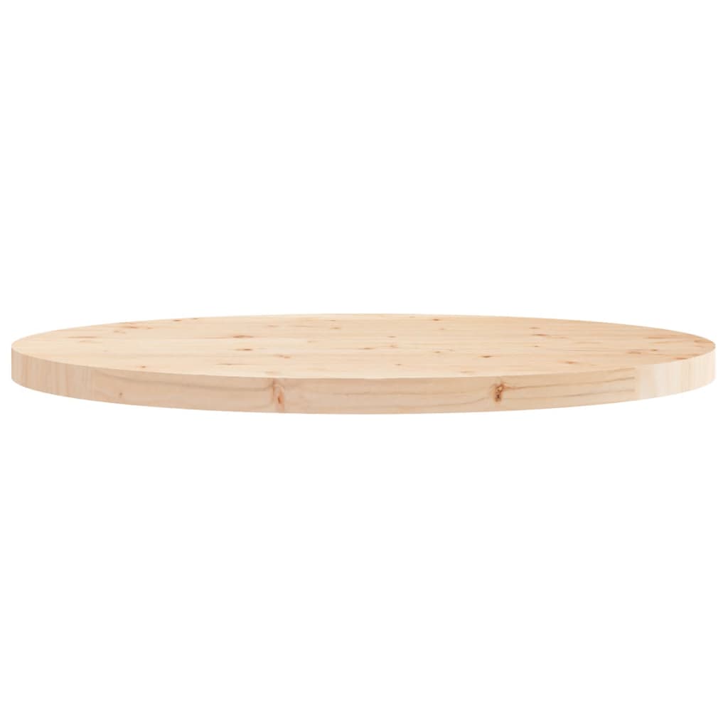 Table Top Round Ø90x3 cm Solid Wood Pine