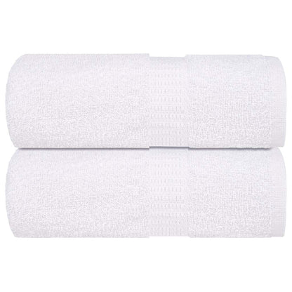 Washcloths 2 pcs White 15x21 cm 360 gsm 100% Cotton