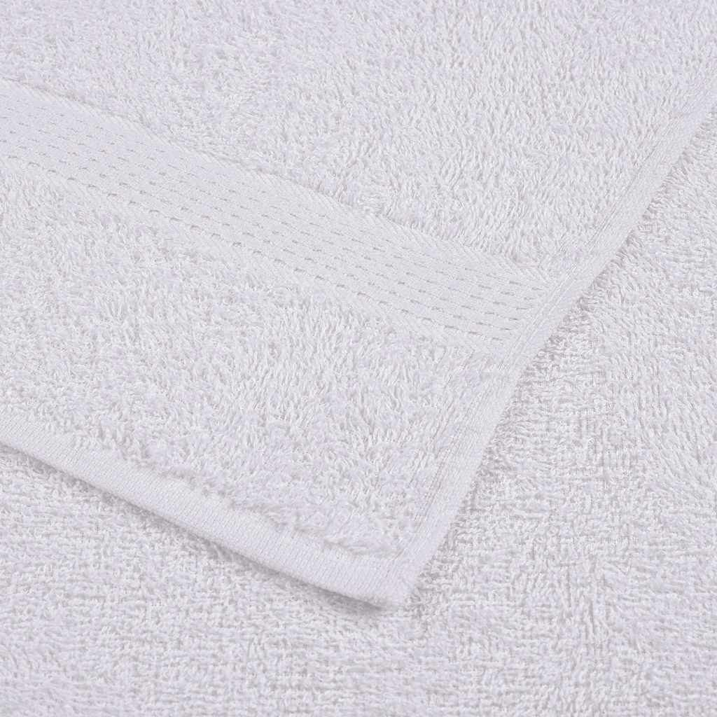 Washcloths 2 pcs White 15x21 cm 360 gsm 100% Cotton