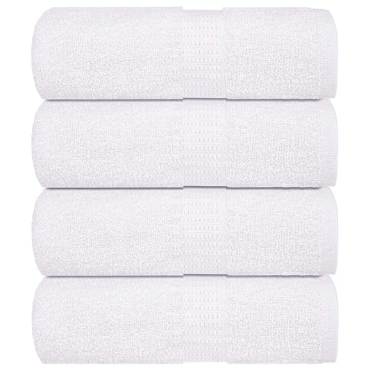 Washcloths 4 pcs White 15x21 cm 360 gsm 100% Cotton