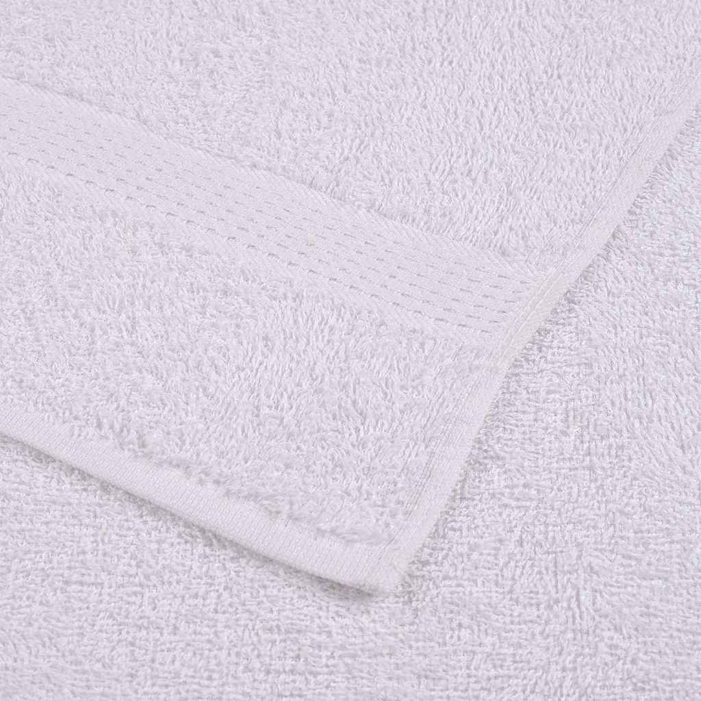 Washcloths 4 pcs White 15x21 cm 360 gsm 100% Cotton