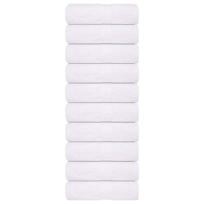 Washcloths 10 pcs White 15x21 cm 360 gsm 100% Cotton