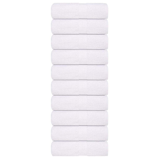 Guest Towels 10 pcs White 30x50 cm 360 gsm 100% Cotton