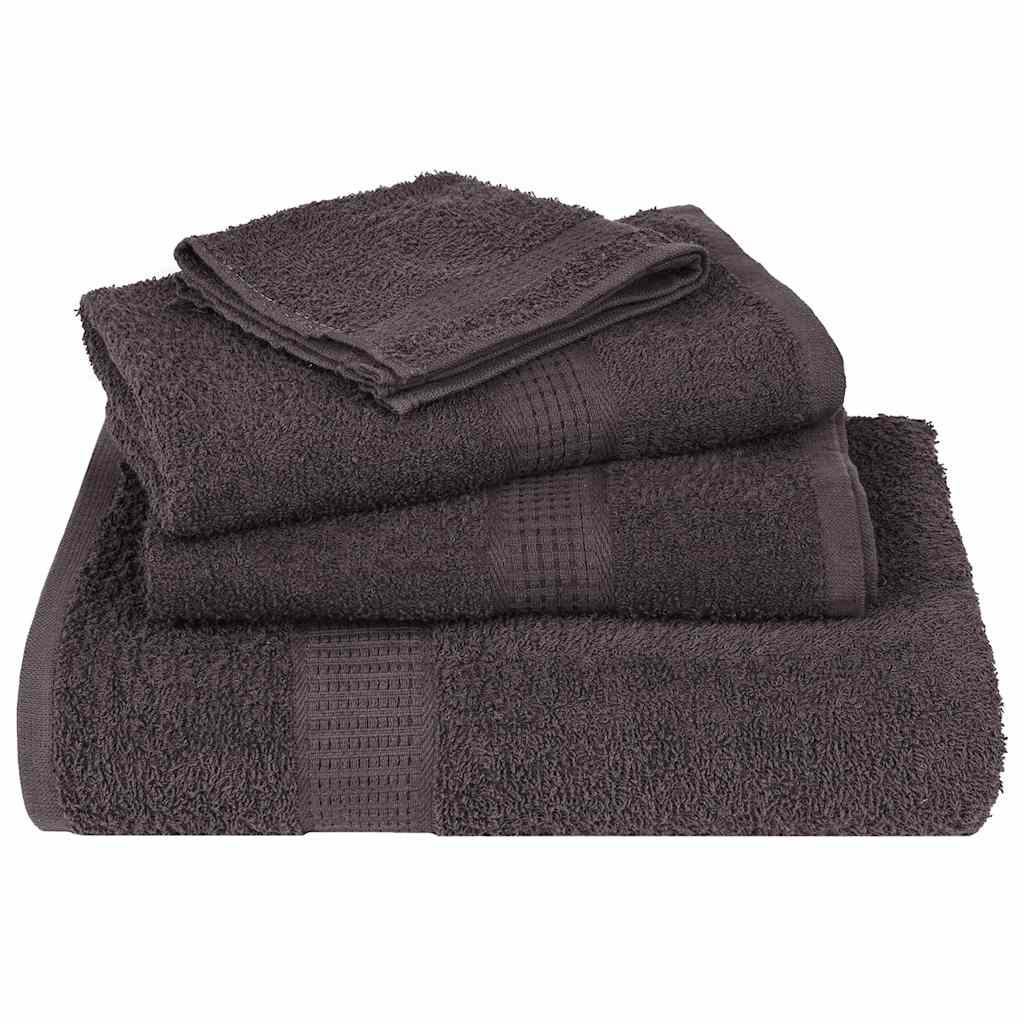 Washcloths 2 pcs Anthracite 15x21 cm 360 gsm 100% Cotton