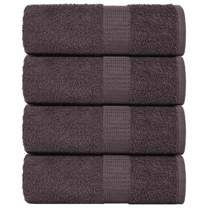 Washcloths 4 pcs Anthracite 15x21 cm 360 gsm 100% Cotton