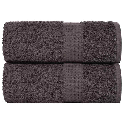 Soap Towels 2 pcs Anthracite 30x30 cm 360 gsm 100% Cotton