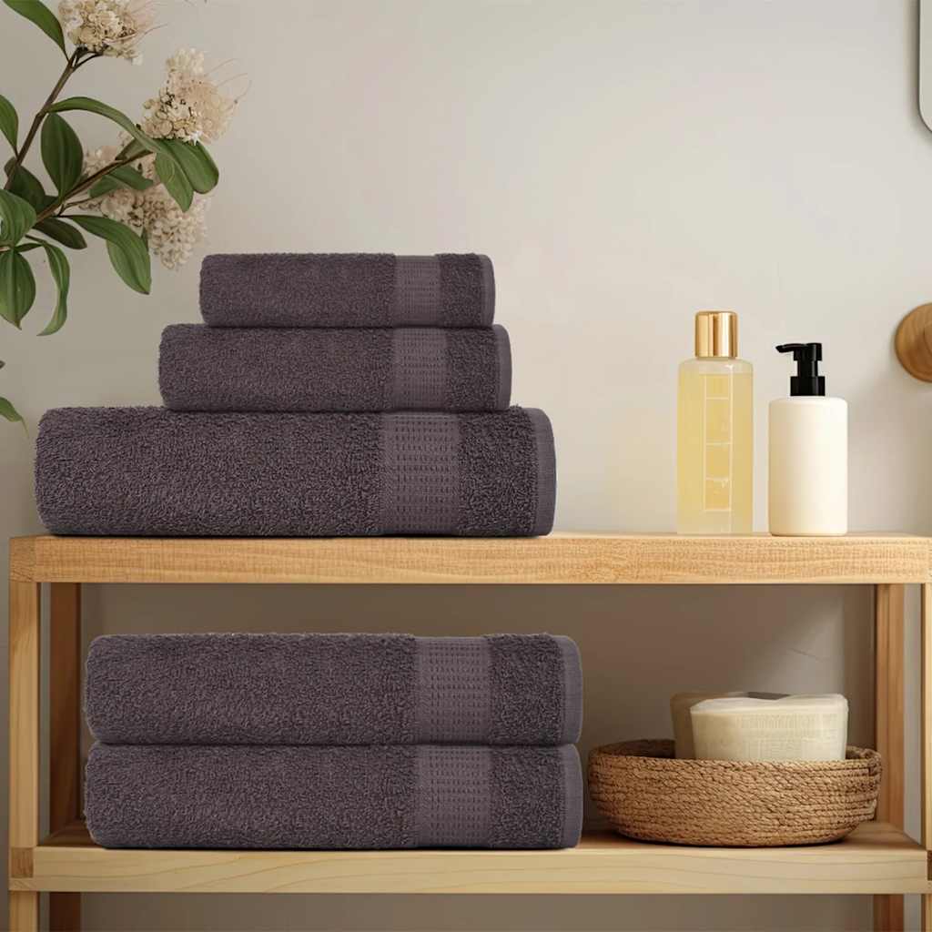 Soap Towels 10 pcs Anthracite 30x30 cm 360 gsm 100% Cotton