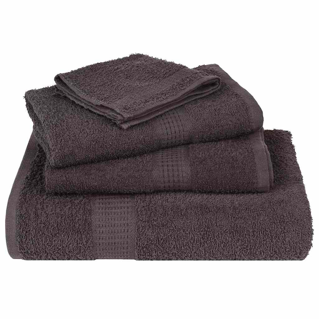 Guest Towels 2 pcs Anthracite 30x50 cm 360 gsm 100% Cotton