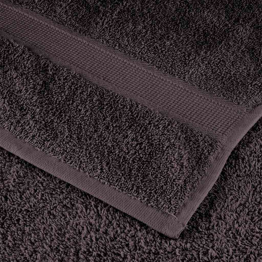 Guest Towels 2 pcs Anthracite 30x50 cm 360 gsm 100% Cotton