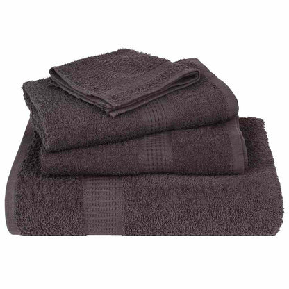 Guest Towels 4 pcs Anthracite 30x50 cm 360 gsm 100% Cotton