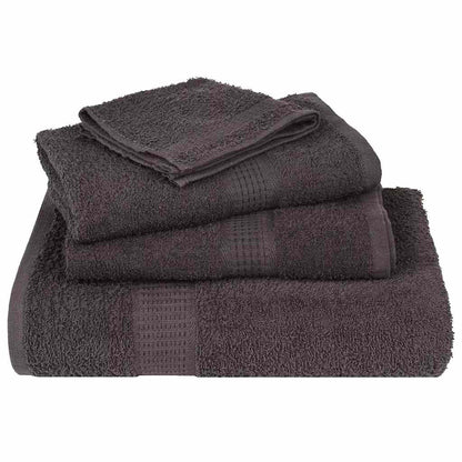 Hand Towels 4 pcs Anthracite 50x100 cm 360 gsm 100% Cotton