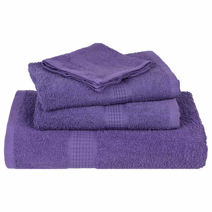 Guest Towels 2 pcs Purple 30x50 cm 360 gsm 100% Cotton